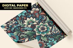 Modern Creative Seamless Floral Digital Paper Product Image 2