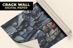 Crack Wall Digital Paper Product Image 1