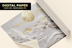 Golden Sun With Wall Digital Paper Product Image 1