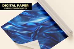 Blue Foil Texture Digital Paper Product Image 1
