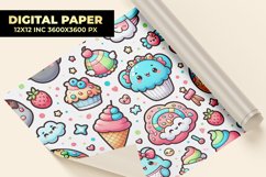 Cute Cartoon Seamless Digital Paper Product Image 2