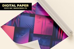 3d Geometric Digital Paper Product Image 1