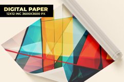 Colorful Geometric Digital Paper Product Image 1