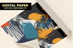 Colorful Paint Digital Paper Product Image 1