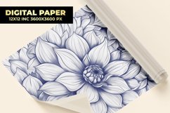 Flower Digital Paper Product Image 1