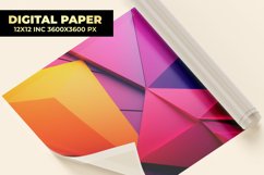 Colorful Geometric Digital Paper Product Image 1