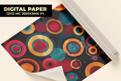 Colorful Circles Digital Paper Product Image 1