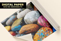 Colorful Stones Digital Paper Product Image 1