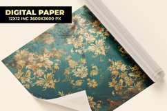 Vintage Damask Digital Paper Product Image 1