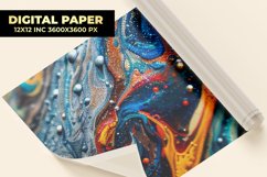 Colorful Painting Digital Paper Product Image 1