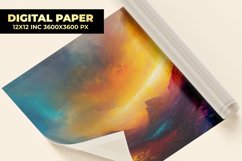 Colorful Painting Digital Paper Product Image 1
