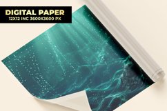 Green Lights Digital Paper Product Image 1