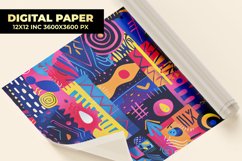 Colorful Pattern Digital Paper Product Image 1