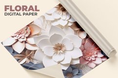 Floral Digital Paper Product Image 1