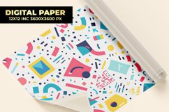 Geometric Shapes Digital Paper Product Image 1