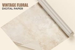 Vintage Floral Digital Paper Product Image 1