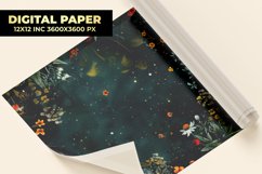 Floral Digital Paper Product Image 1