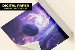 Space Scene Digital Paper Product Image 1
