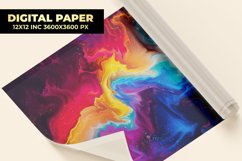 Colorful Liquid Digital Paper Product Image 1