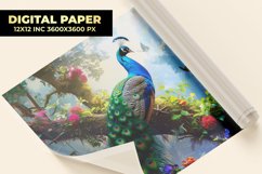 Peacock Digital Paper Product Image 1