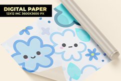 Cute Floral Digital Paper Product Image 1