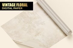 Vintage Floral Digital Paper Product Image 1