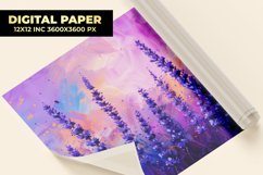 Lavender Flower Digital Paper Product Image 1