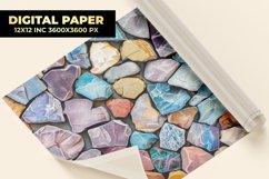 Colorful Stone Digital Paper Product Image 1