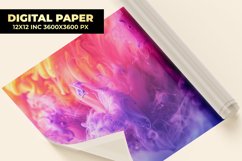 Colorful Smoke Digital Paper Product Image 1