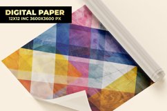 Colorful Geometric Digital Paper Product Image 1