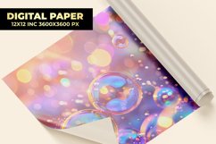 Cute Bubble Digital Paper Product Image 1