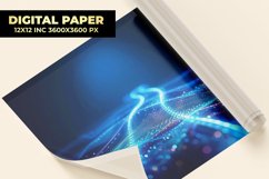 Blue Waves Technology Digital Paper Product Image 1