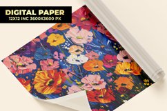 Flower Digital Paper Product Image 1
