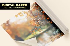 Nature Bokeh Digital Paper Product Image 1
