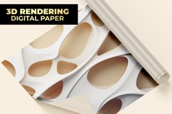 3D Rendering Digital Paper Product Image 1