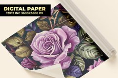 Floral Digital Paper Product Image 1