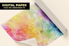 Colorful Watercolor Digital Paper Product Image 1