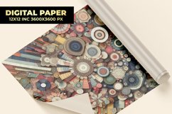 Abstract Digital Paper Product Image 1