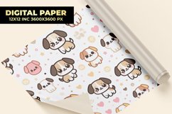 Cute Little Dogs Seamless Digital Paper Product Image 2