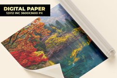 Nature Scene Digital Paper Product Image 1