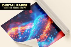 Colorful Waves Digital Paper Product Image 1