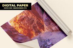 Canyon Mountain Digital Paper Product Image 1