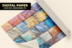 Colorful Tiles Digital Paper Product Image 1