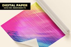 Colorful Paint Digital Paper Product Image 1