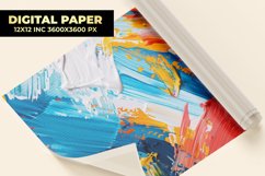 Oil Paint Digital Paper Product Image 1