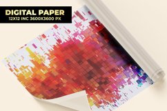 Colorful Pixel Digital Paper Product Image 1