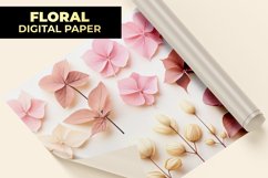 Floral Digital Paper Product Image 1