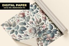 Floral Digital Paper Product Image 1