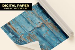 Blue Rust Digital Paper Product Image 1
