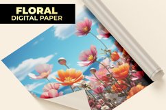Floral Digital Paper Product Image 1